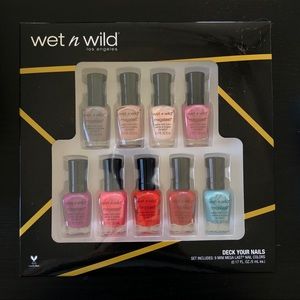 Unopened WetnWild 9pc best seller nail polish set